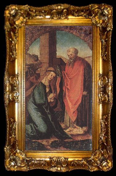 framed  SCHAUFELEIN, Hans Leonhard The Birth of Christ  sft, ta009-2